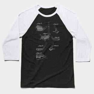 sand wedge golf club Vintage Patent Drawing Baseball T-Shirt